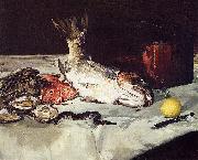 Edouard Manet Still Life with Fish oil painting